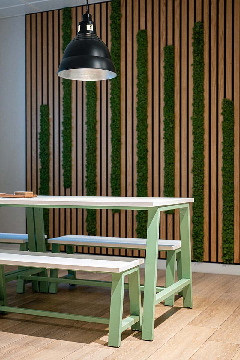 Office Social Space in Warehouse